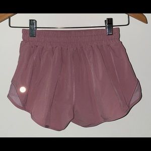 rose lululemon shorts
